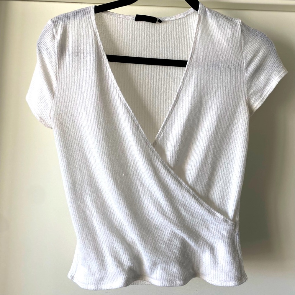 White crop top